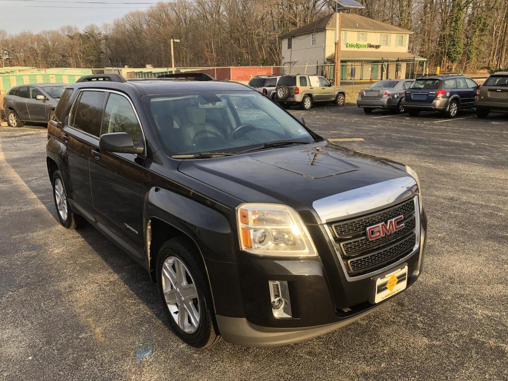 2011 Black GMC Terrain (2CTALSEC3B6) with an 4-Cyl, 2.4 Liter engine, Automatic, 6-Spd w/Overdrive transmission, located at 341 N White Horse Pike, Lawnside, NJ, 08045, (888) -696, 39.855621, -75.027451 - Photo #0
