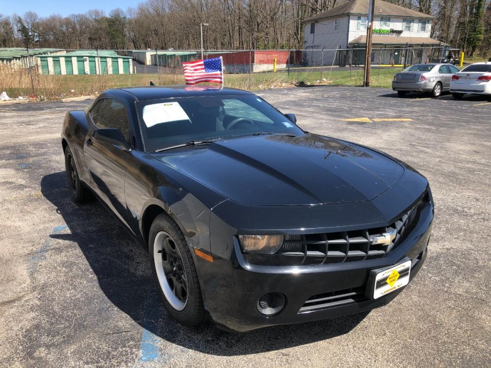 2010 Black Chevrolet Camaro LS Coupe (2G1FA1EV1A9) with an 3.6L V6 DOHC 24V engine, 6-Speed Automatic transmission, located at 341 N White Horse Pike, Lawnside, NJ, 08045, (888) -696, 39.855621, -75.027451 - Photo #0