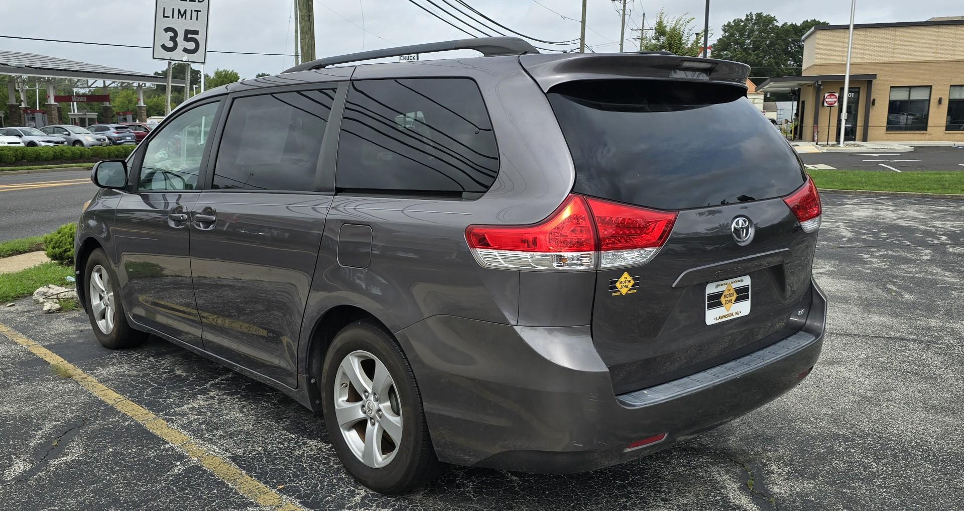 2011 Gray Toyota Sienna LE (5TDKK3DC6BS) with an V6, 3.5 Liter engine, Automatic, 6-Spd w/Overdrive transmission, located at 1010 N White Horse Pike, Stratford, NJ, 08084, (856) 262-9500, 39.838921, -75.011497 - Photo#3