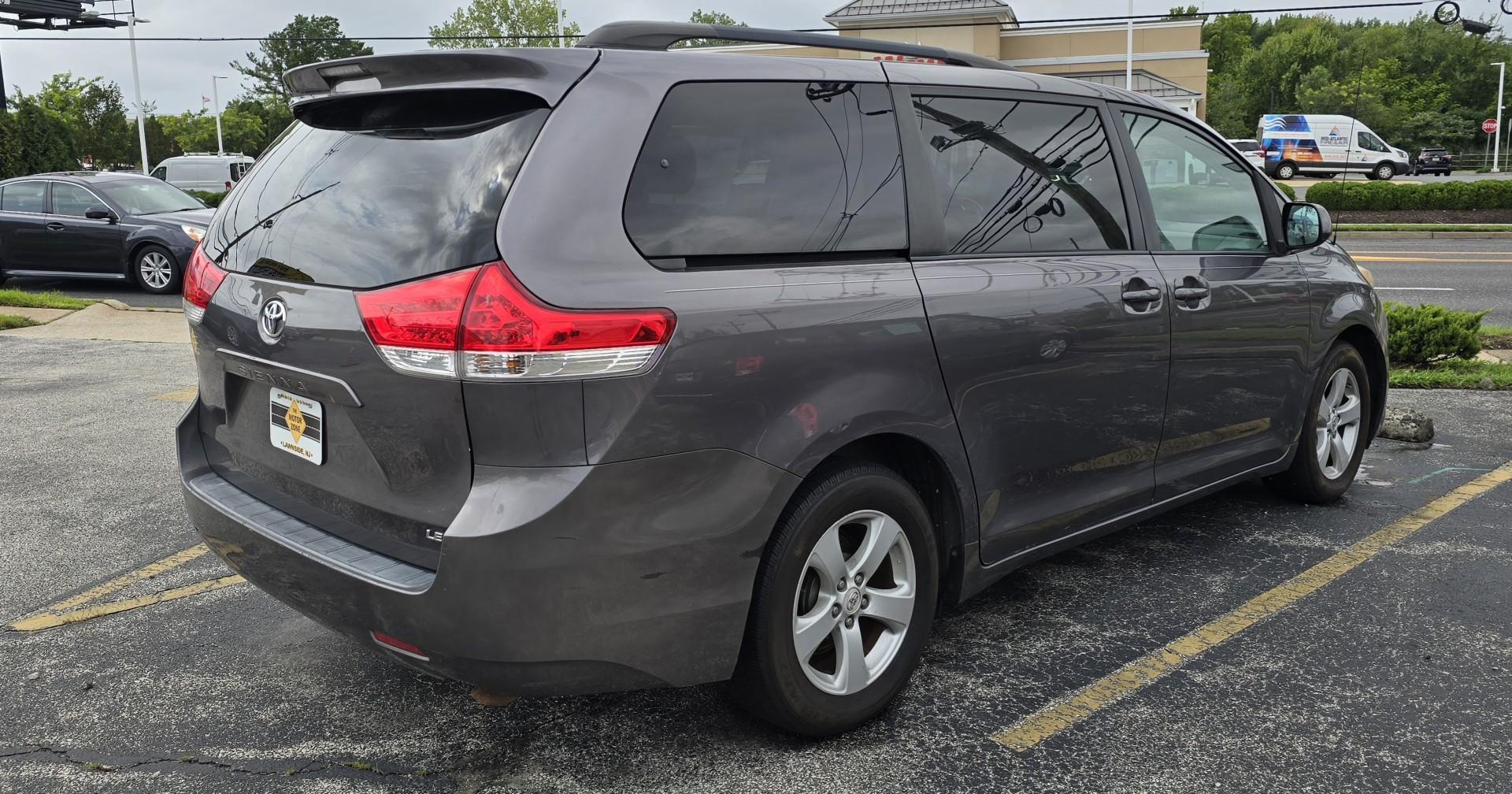2011 Gray Toyota Sienna LE (5TDKK3DC6BS) with an V6, 3.5 Liter engine, Automatic, 6-Spd w/Overdrive transmission, located at 1010 N White Horse Pike, Stratford, NJ, 08084, (856) 262-9500, 39.838921, -75.011497 - Photo#2