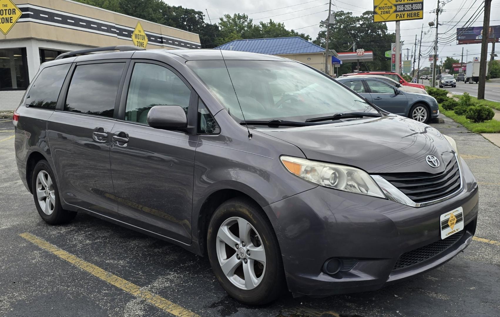 2011 Gray Toyota Sienna LE (5TDKK3DC6BS) with an V6, 3.5 Liter engine, Automatic, 6-Spd w/Overdrive transmission, located at 1010 N White Horse Pike, Stratford, NJ, 08084, (856) 262-9500, 39.838921, -75.011497 - Photo#1