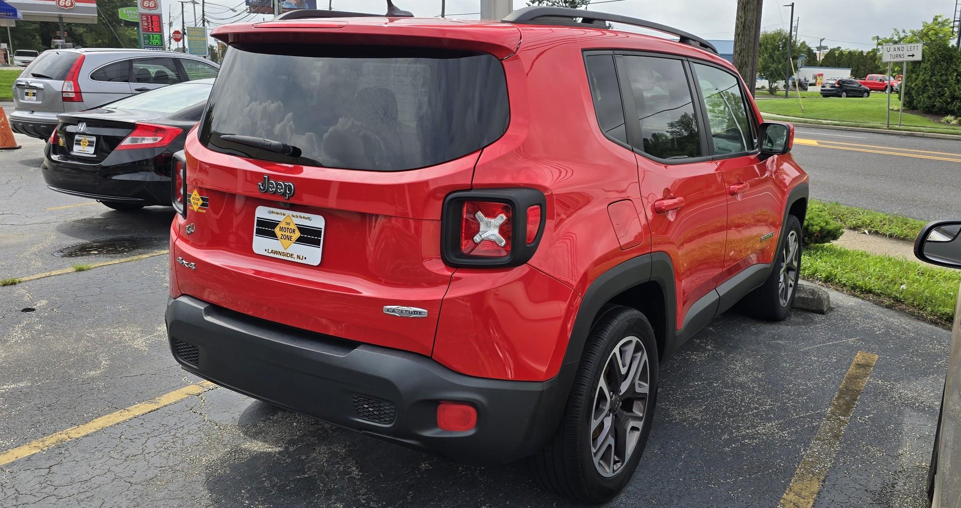 2016 Red Jeep Renegade Limited (ZACCJBBT9GP) with an 4-Cyl, MultiAir, 2.4L engine, Automatic, 9-Spd transmission, located at 1010 N White Horse Pike, Stratford, NJ, 08084, (856) 262-9500, 39.838921, -75.011497 - Photo#2