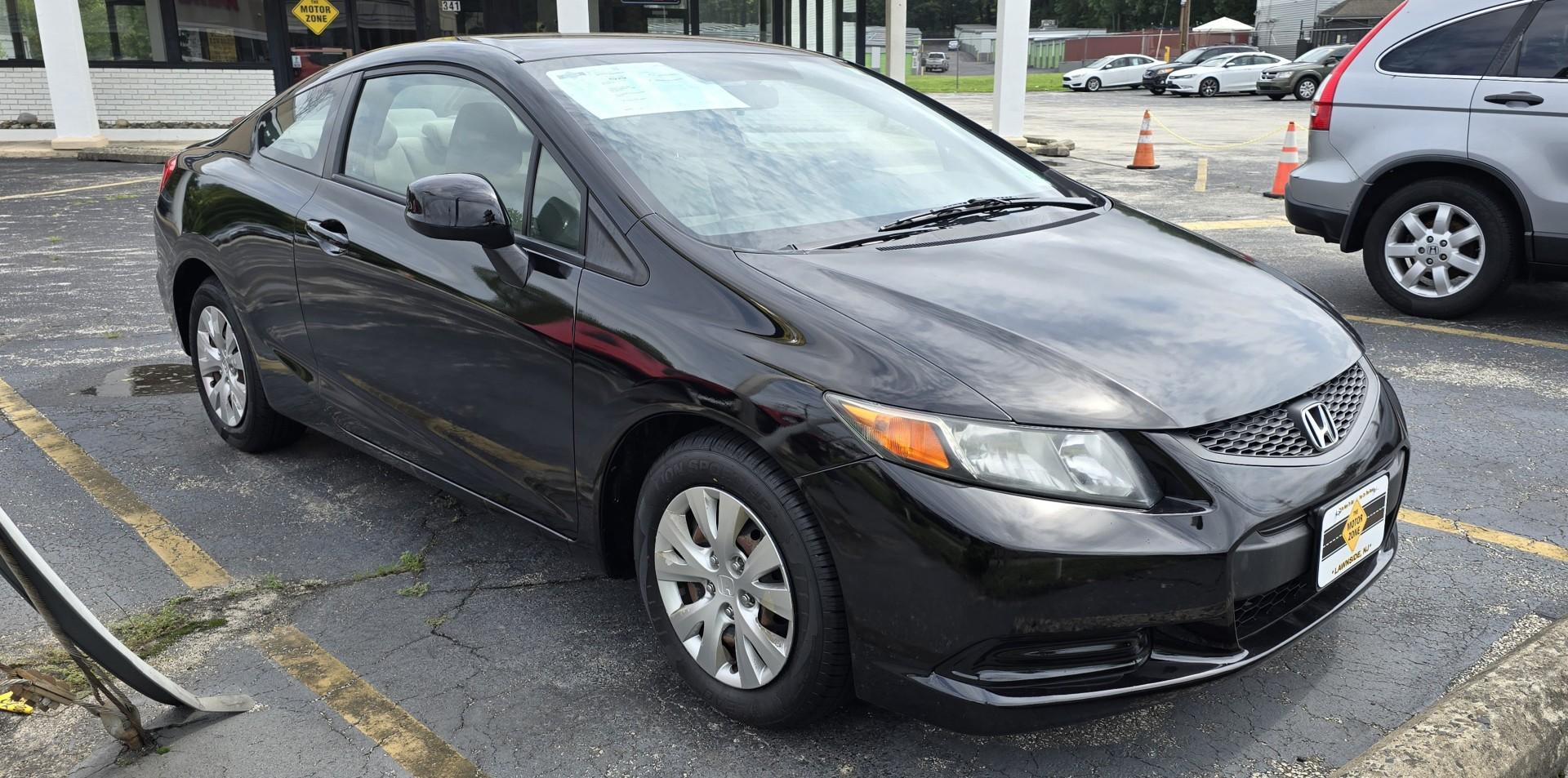 2012 Black Honda Civic LX (2HGFG3B55CH) with an 4-Cyl, VTEC, 1.8 Liter engine, Automatic, 5-Spd transmission, located at 1010 N White Horse Pike, Stratford, NJ, 08084, (856) 262-9500, 39.838921, -75.011497 - Photo#1