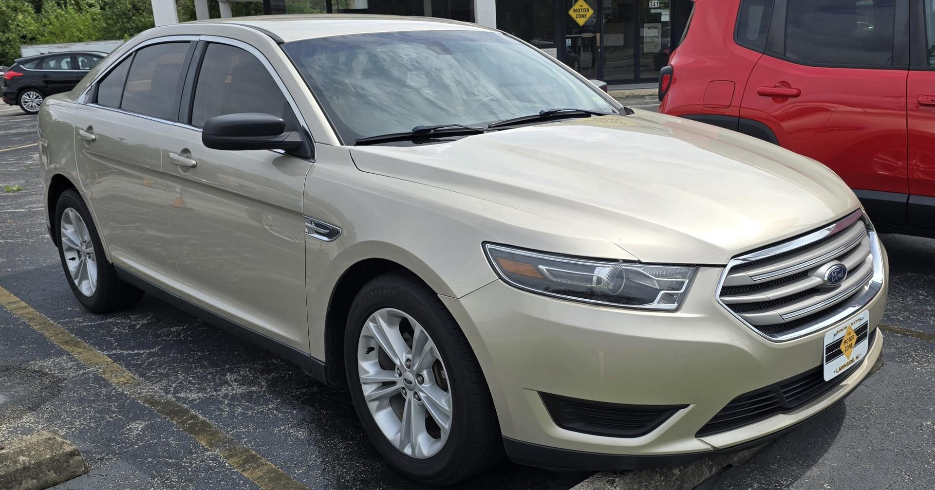 2017 Tan Ford Taurus SE (1FAHP2D85HG) with an V6, 3.5 Liter engine, Auto, 6-Spd w/SelShft transmission, located at 1010 N White Horse Pike, Stratford, NJ, 08084, (856) 262-9500, 39.838921, -75.011497 - Photo#1