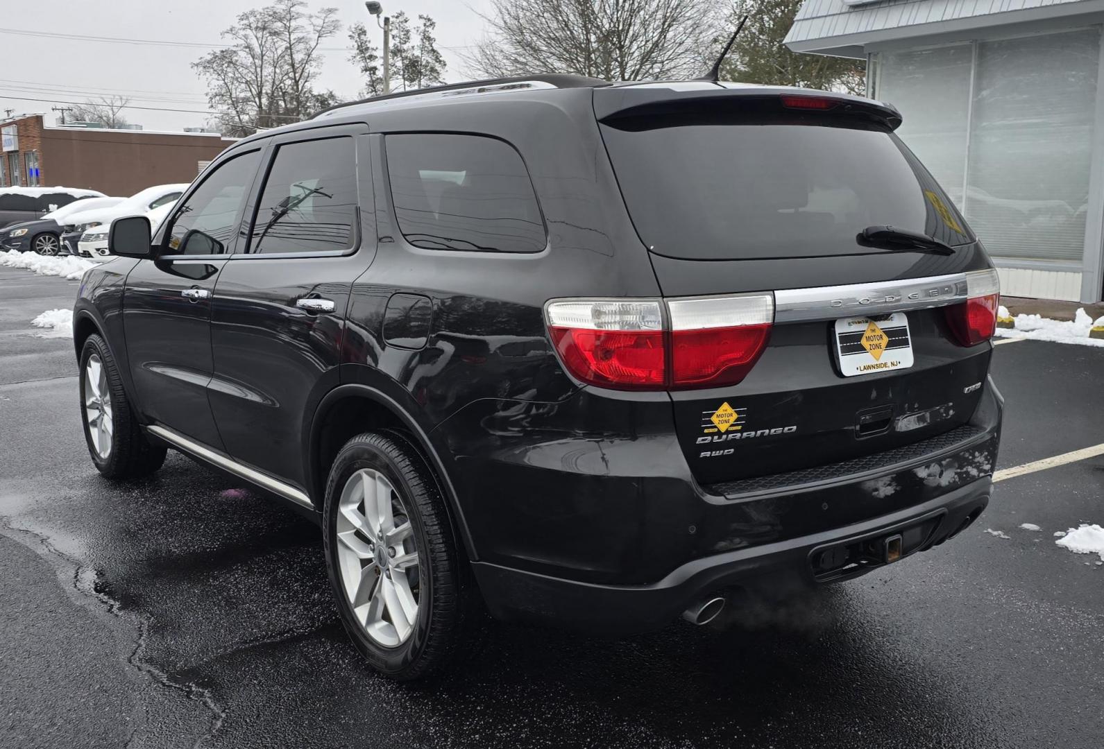 2013 Black Dodge Durango Crew (1C4SDJDT9DC) with an V8, HEMI, 5.7 Liter engine, Auto, 5-Spd w/OD transmission, located at 1010 N White Horse Pike, Stratford, NJ, 08084, (856) 262-9500, 39.838921, -75.011497 - Photo#2