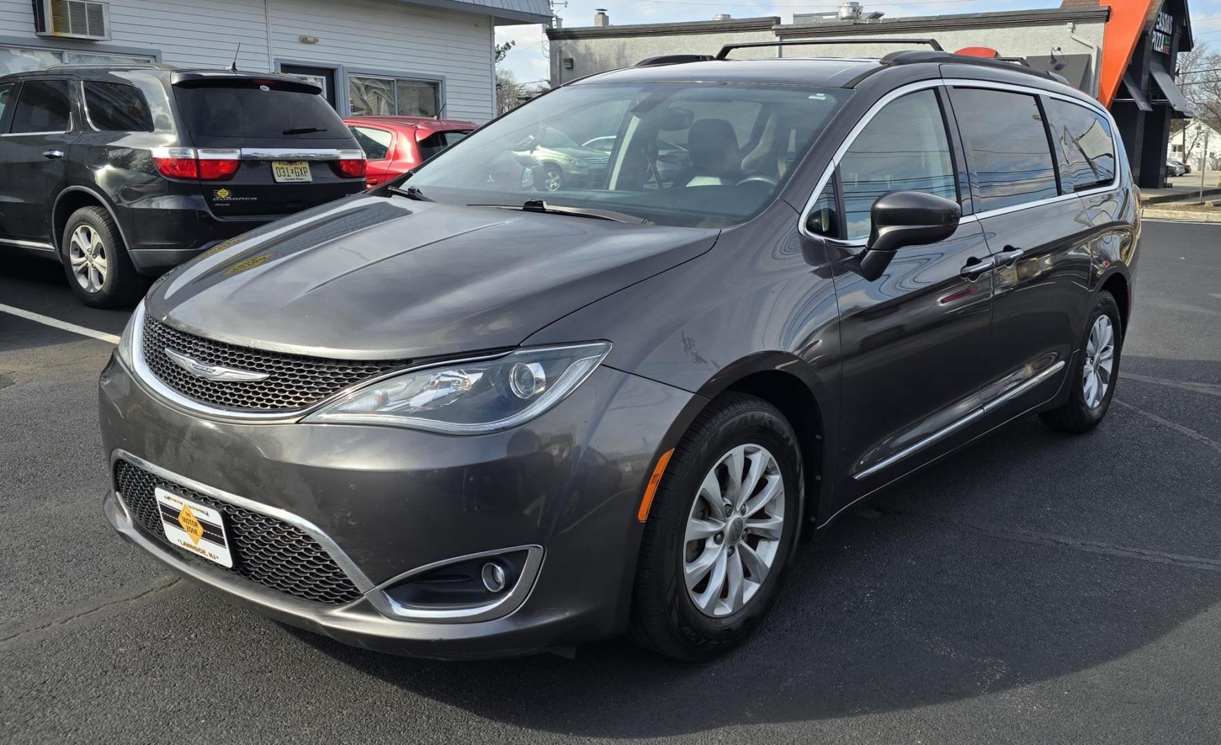 2017 Gray Chrysler Pacifica Touring (2C4RC1BG1HR) with an V6, 3.6 Liter engine, Automatic, 9-Spd transmission, located at 1010 N White Horse Pike, Stratford, NJ, 08084, (856) 262-9500, 39.838921, -75.011497 - Photo#0