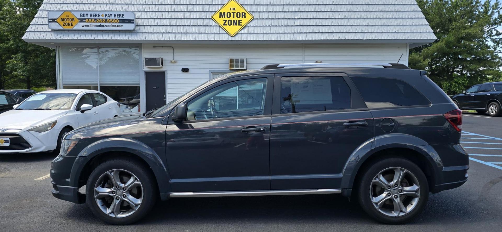 2017 Gray /Black Dodge Journey Crossroad Plus (3C4PDCGG6HT) with an V6, 3.6 Liter engine, Auto, 6-Spd AutoStick transmission, located at 1010 N White Horse Pike, Stratford, NJ, 08084, (856) 262-9500, 39.838921, -75.011497 - Photo#6