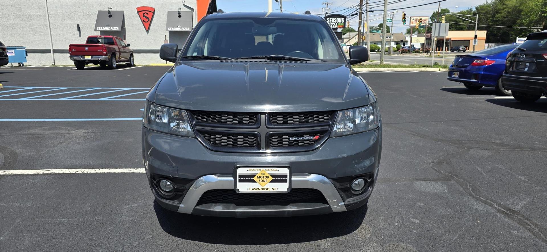 2017 Gray /Black Dodge Journey Crossroad Plus (3C4PDCGG6HT) with an V6, 3.6 Liter engine, Auto, 6-Spd AutoStick transmission, located at 1010 N White Horse Pike, Stratford, NJ, 08084, (856) 262-9500, 39.838921, -75.011497 - Photo#2