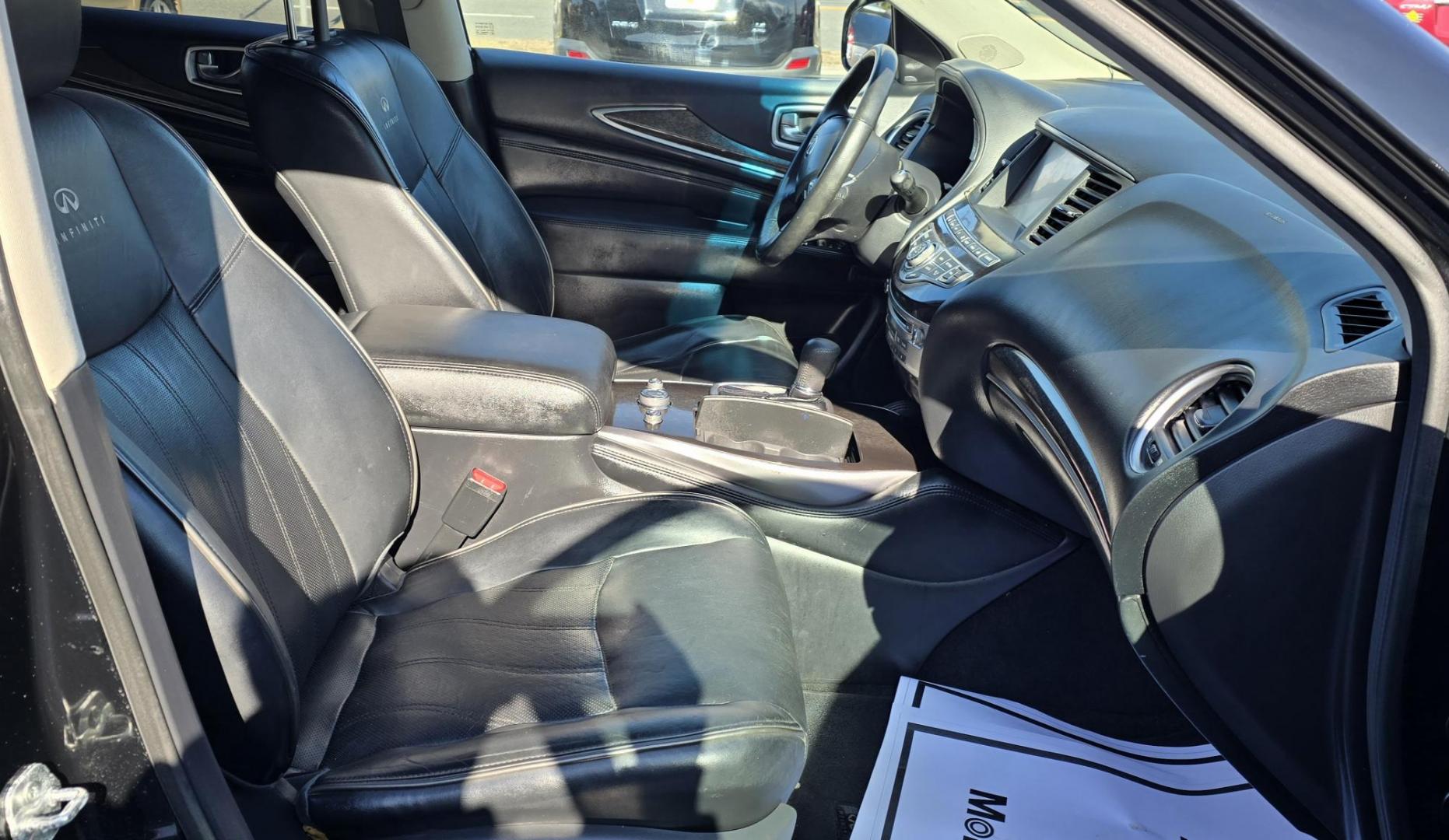 2014 Black INFINITI QX60 (5N1AL0MM3EC) with an V6, 3.5 Liter engine, Auto, CVT Manual Spt Mode transmission, located at 1010 N White Horse Pike, Stratford, NJ, 08084, (856) 262-9500, 39.838921, -75.011497 - Photo#8