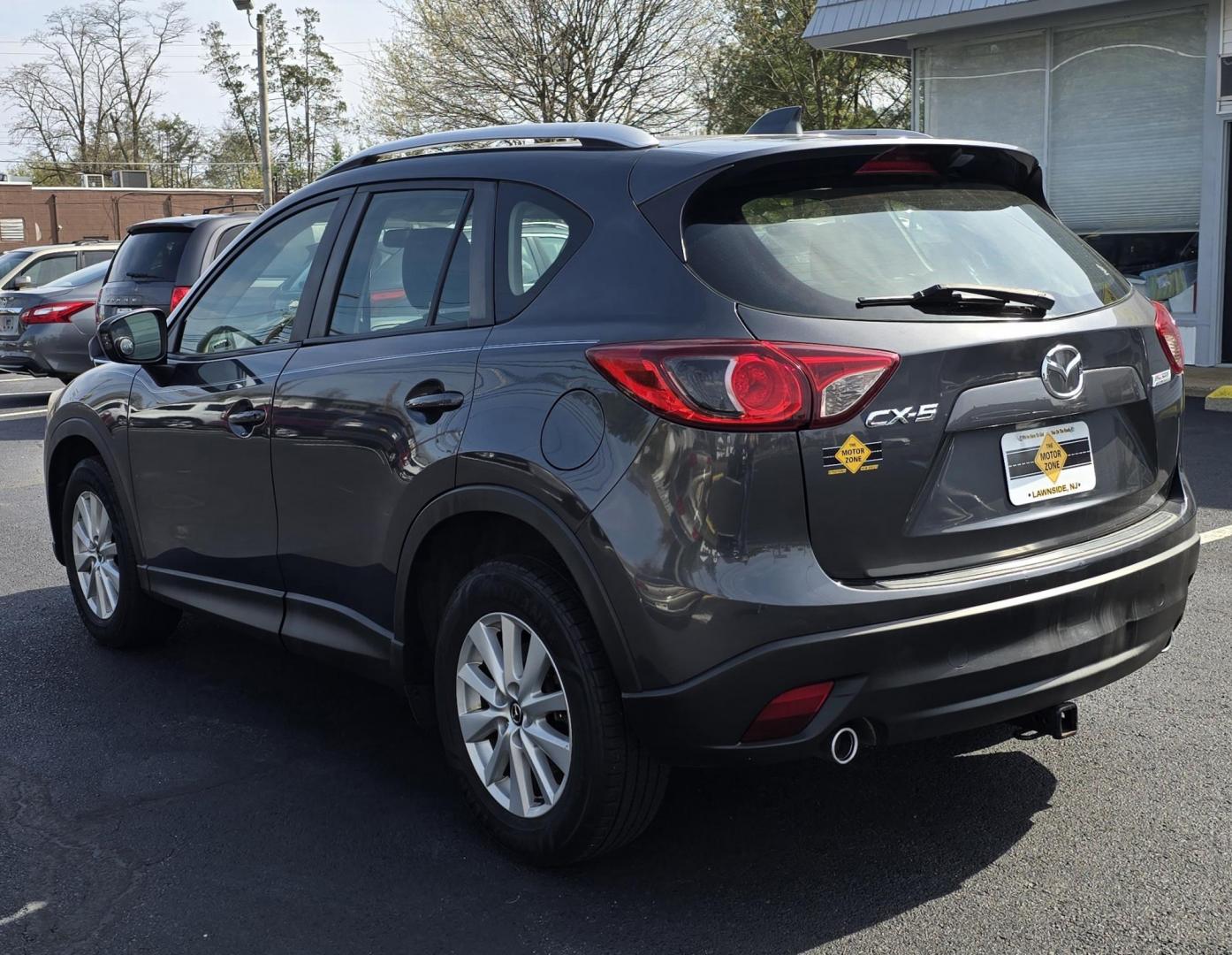 2014 Gray MAZDA CX-5 (JM3KE2BE6E0) with an 4-Cyl, SKYACTIV-G, 2.0L engine, Auto, 6-Spd w/MM transmission, located at 1010 N White Horse Pike, Stratford, NJ, 08084, (856) 262-9500, 39.838921, -75.011497 - Photo#3