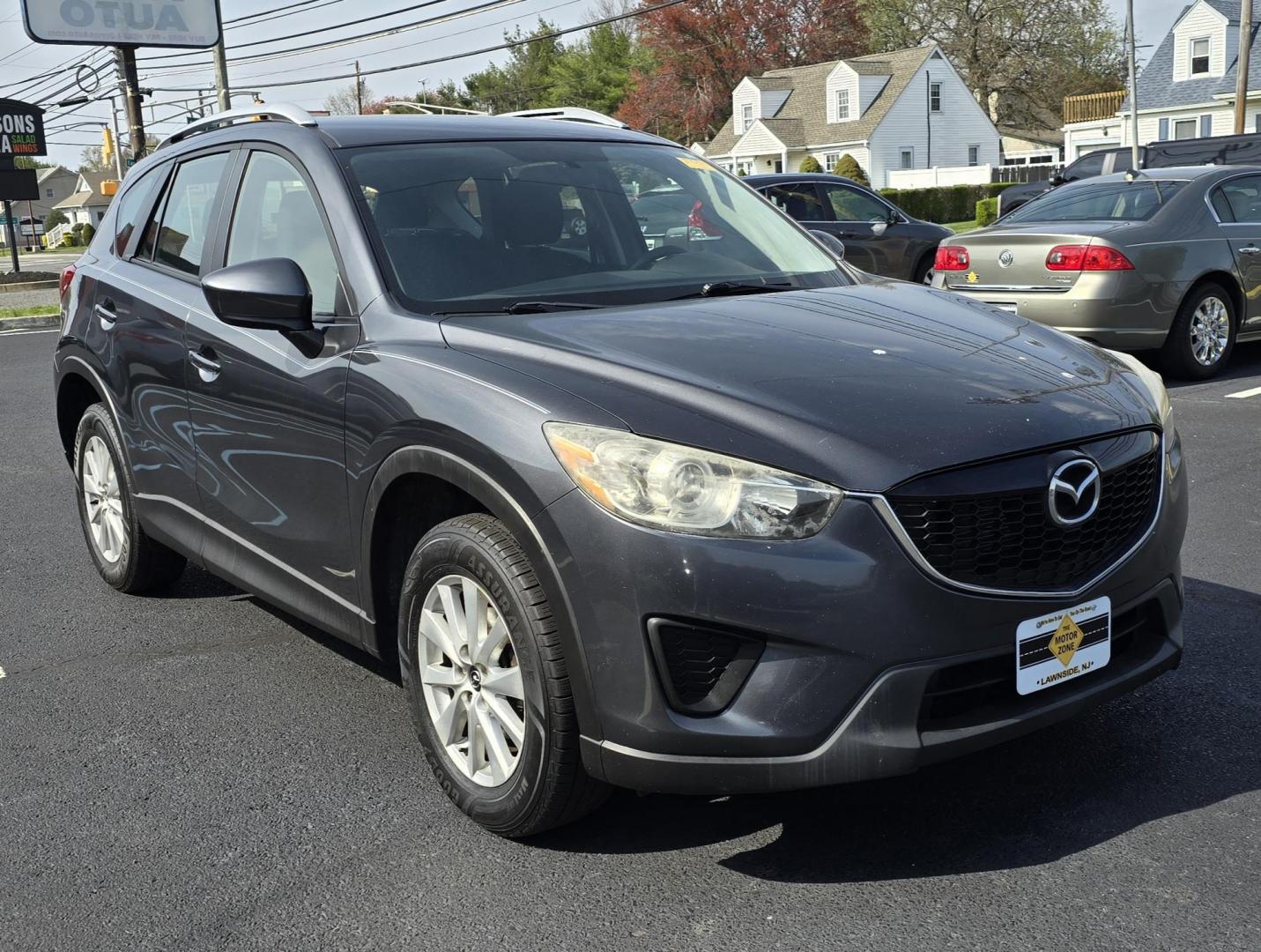 2014 Gray MAZDA CX-5 (JM3KE2BE6E0) with an 4-Cyl, SKYACTIV-G, 2.0L engine, Auto, 6-Spd w/MM transmission, located at 1010 N White Horse Pike, Stratford, NJ, 08084, (856) 262-9500, 39.838921, -75.011497 - Photo#1