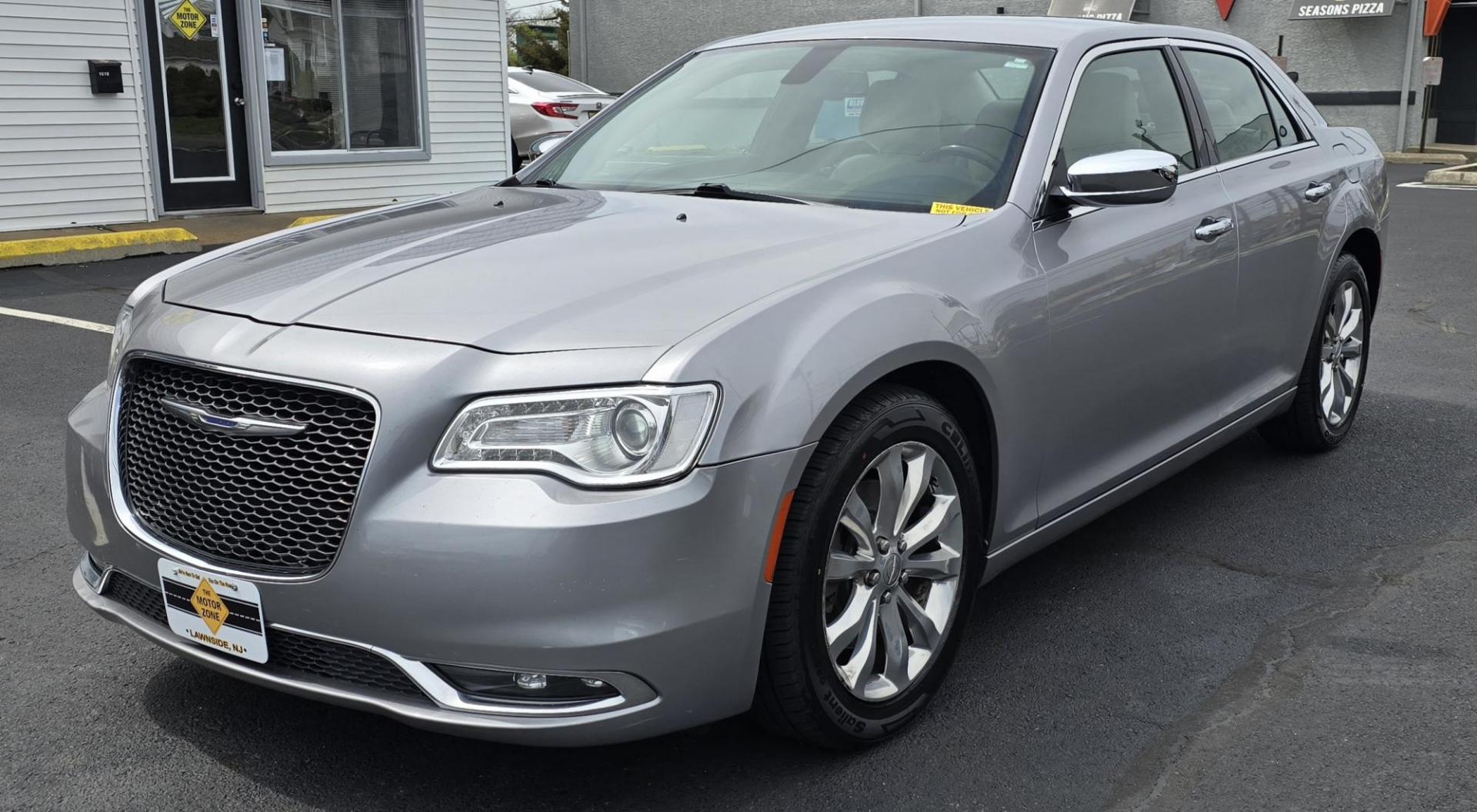 2018 Silver /Cream Chrysler 300 Limited AWD (2C3CCAKG3JH) with an 3.6L V6 SOHC 24V engine, 8A transmission, located at 1010 N White Horse Pike, Stratford, NJ, 08084, (856) 262-9500, 39.838921, -75.011497 - Photo#0