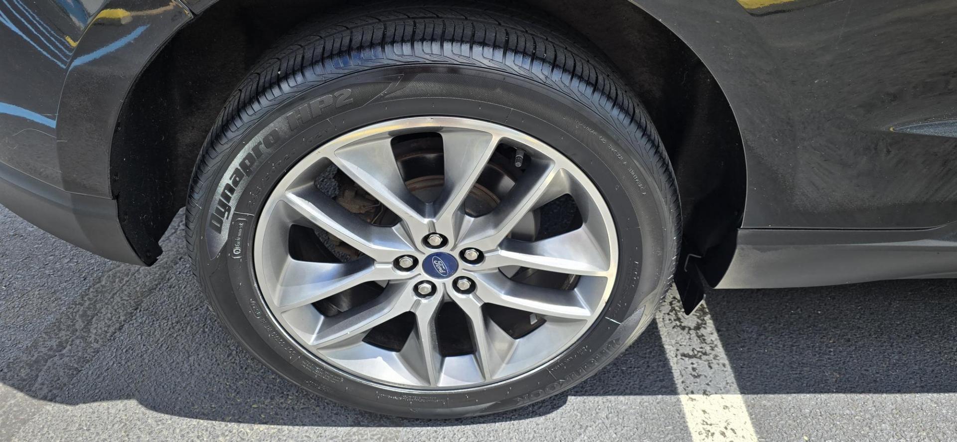 2015 Black /Saddle Ford Edge Titanium AWD (2FMTK4K82FB) with an 3.5L V6 DOHC 24V engine, 6-Speed Automatic transmission, located at 1010 N White Horse Pike, Stratford, NJ, 08084, (856) 262-9500, 39.838921, -75.011497 - Photo#7