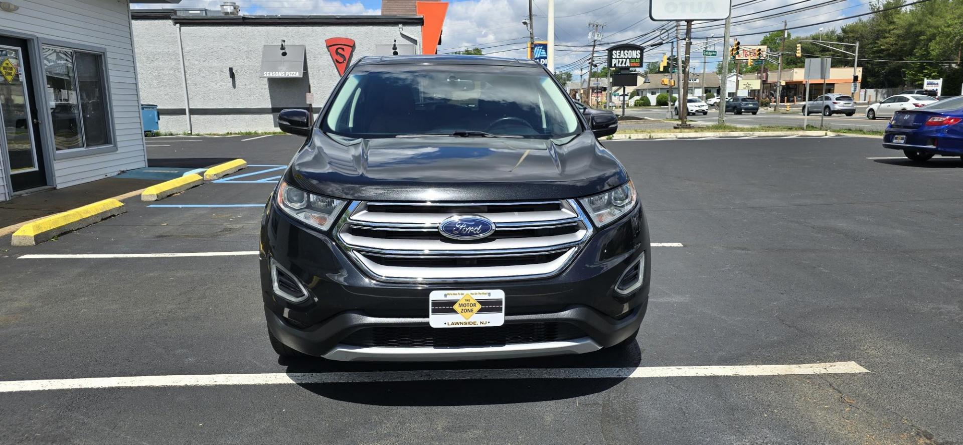 2015 Black /Saddle Ford Edge Titanium AWD (2FMTK4K82FB) with an 3.5L V6 DOHC 24V engine, 6-Speed Automatic transmission, located at 1010 N White Horse Pike, Stratford, NJ, 08084, (856) 262-9500, 39.838921, -75.011497 - Photo#5