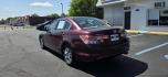 2011 Maroon /Tan Honda Accord LX-P Sedan AT (1HGCP2F44BA) with an 2.4L L4 DOHC 16V engine, 5-Speed Automatic transmission, located at 1010 N White Horse Pike, Stratford, NJ, 08084, (856) 262-9500, 39.838921, -75.011497 - Photo#2
