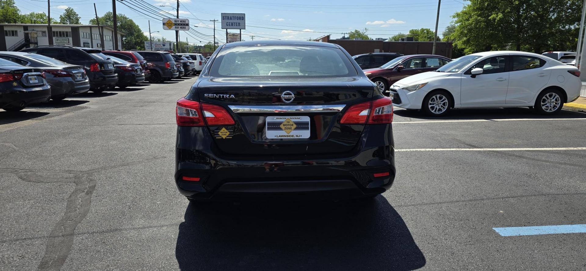2019 Black /Gray Nissan Sentra S CVT (3N1AB7AP3KY) with an 1.8L L4 SFI DOHC 16V engine, CVT transmission, located at 1010 N White Horse Pike, Stratford, NJ, 08084, (856) 262-9500, 39.838921, -75.011497 - Photo#6