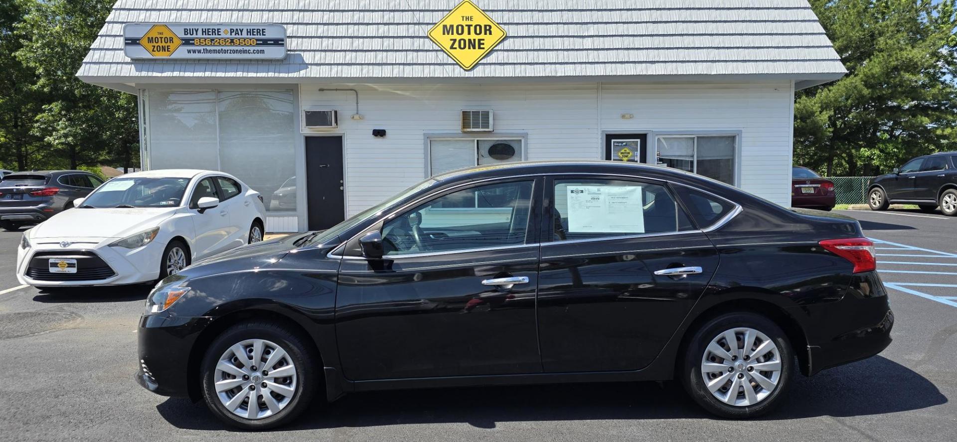 2019 Black /Gray Nissan Sentra S CVT (3N1AB7AP3KY) with an 1.8L L4 SFI DOHC 16V engine, CVT transmission, located at 1010 N White Horse Pike, Stratford, NJ, 08084, (856) 262-9500, 39.838921, -75.011497 - Photo#5