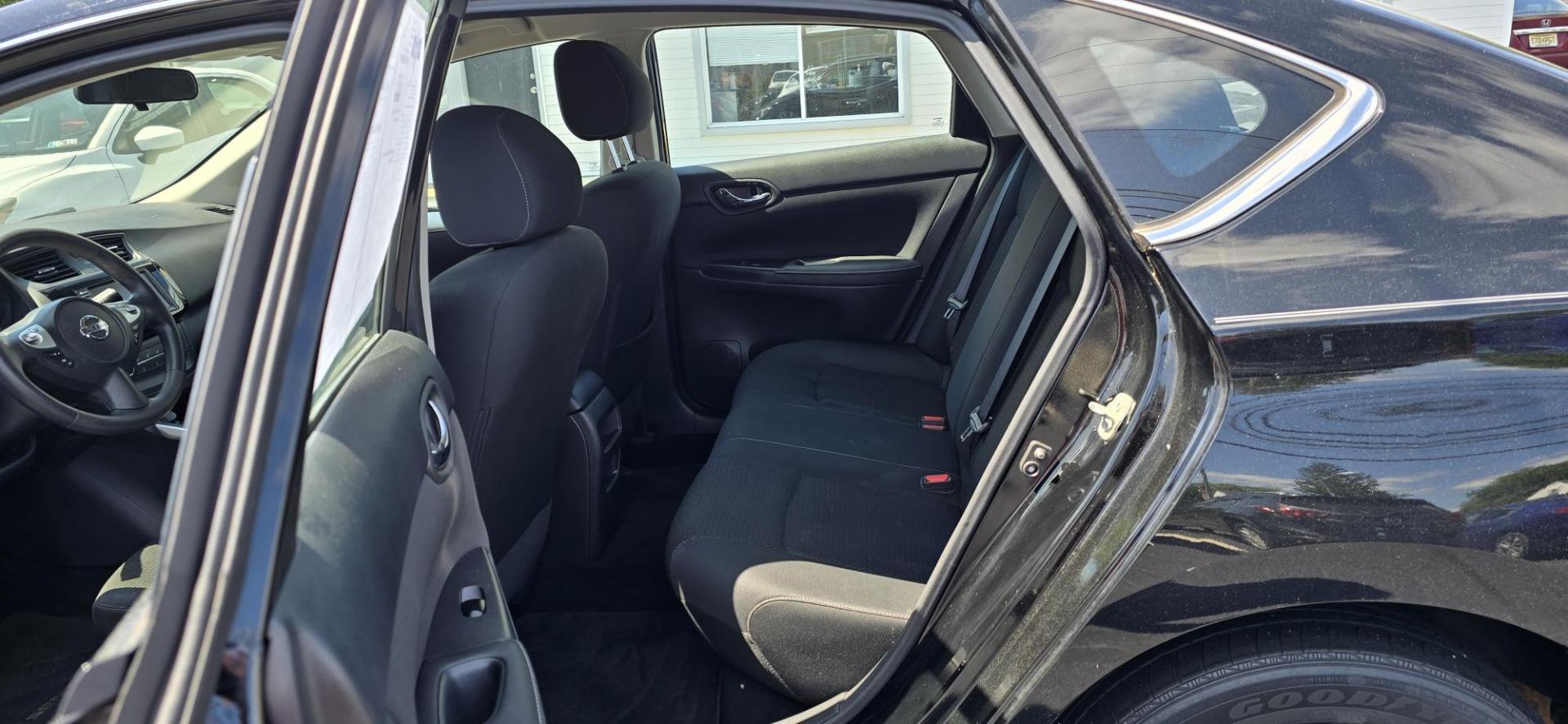 2019 Black /Gray Nissan Sentra S CVT (3N1AB7AP3KY) with an 1.8L L4 SFI DOHC 16V engine, CVT transmission, located at 1010 N White Horse Pike, Stratford, NJ, 08084, (856) 262-9500, 39.838921, -75.011497 - Photo#8