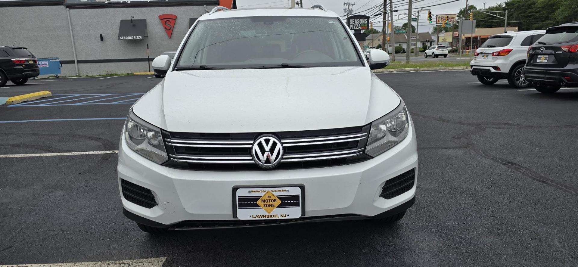 2017 White /Black Volkswagen Tiguan Wolfsburg Edition (WVGRV7AX1HW) with an 2.0L L4 DOHC 16V TURBO engine, 6A transmission, located at 1010 N White Horse Pike, Stratford, NJ, 08084, (856) 262-9500, 39.838921, -75.011497 - Photo#2