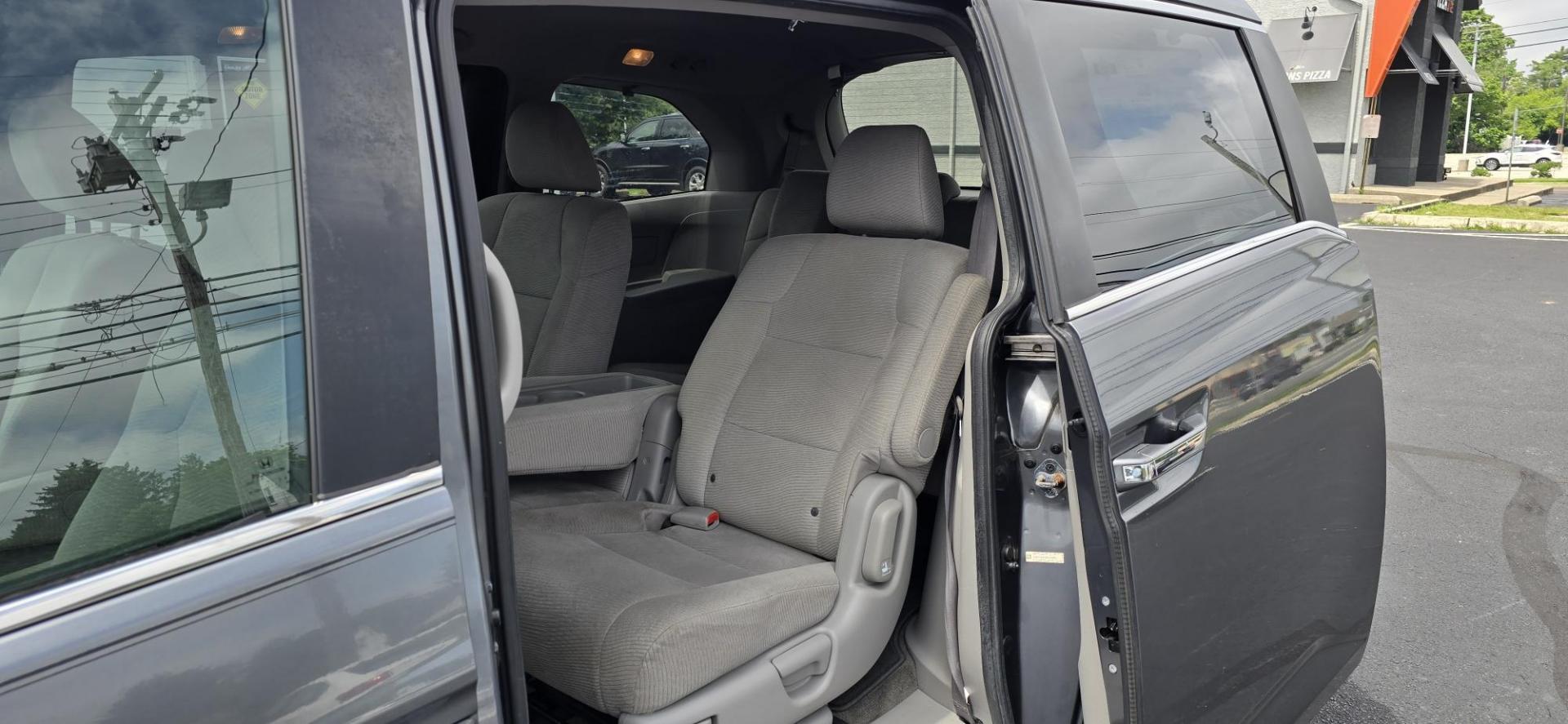 2013 Gray /Silver Honda Odyssey EX (5FNRL5H44DB) with an 3.5L V6 SOHC 24V engine, 5-Speed Automatic transmission, located at 1010 N White Horse Pike, Stratford, NJ, 08084, (856) 262-9500, 39.838921, -75.011497 - If an SUV is just too big and too fuel-thirsty, the 2013 Honda Odyssey is your next best bet. It’s EPA-rated at 28 mpg on the highway, has a stylish and modern exterior and lots of room for kids and cargo; it’s one of the best bargains on the market. No one lusts after minivans. They are ofte - Photo#9