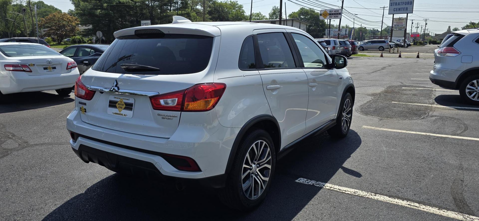 2019 White /Black Mitsubishi Outlander Sport 2.0 ES (JA4AP3AU4KU) with an 2.0L L4 DOHC 16V engine, AUTOMATIC transmission, located at 1010 N White Horse Pike, Stratford, NJ, 08084, (856) 262-9500, 39.838921, -75.011497 - Photo#3