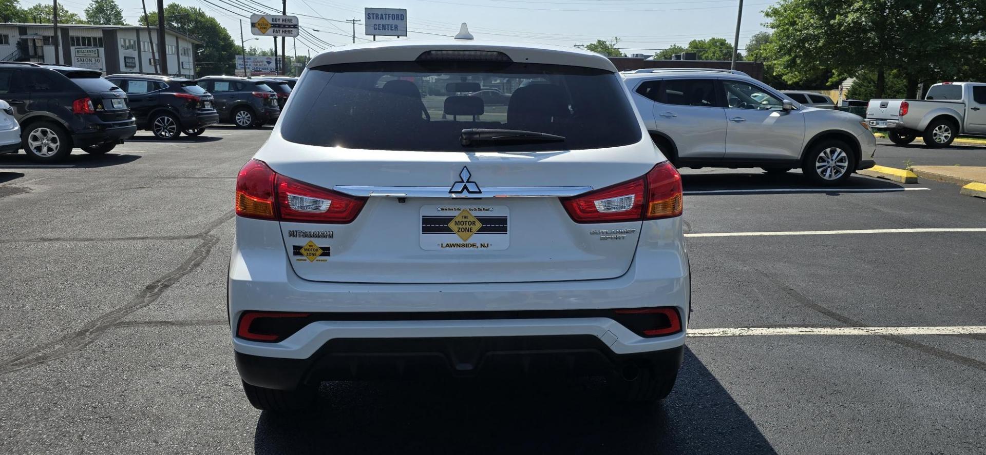 2019 White /Black Mitsubishi Outlander Sport 2.0 ES (JA4AP3AU4KU) with an 2.0L L4 DOHC 16V engine, AUTOMATIC transmission, located at 1010 N White Horse Pike, Stratford, NJ, 08084, (856) 262-9500, 39.838921, -75.011497 - Photo#7