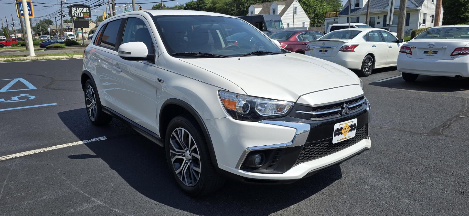 2019 White /Black Mitsubishi Outlander Sport 2.0 ES (JA4AP3AU4KU) with an 2.0L L4 DOHC 16V engine, AUTOMATIC transmission, located at 1010 N White Horse Pike, Stratford, NJ, 08084, (856) 262-9500, 39.838921, -75.011497 - Photo#1