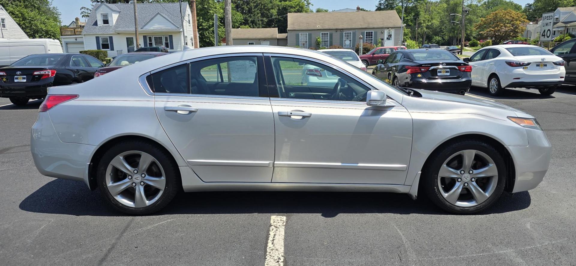 2012 Silver /Black Acura TL 6-Speed AT SH-AWD with Tech Package and HPT (19UUA9F57CA) with an 3.5L V6 SOHC 24V engine, 6-Speed Automatic transmission, located at 1010 N White Horse Pike, Stratford, NJ, 08084, (856) 262-9500, 39.838921, -75.011497 - The TL’s dramatic styling and breathtaking performance are rivaled only by its stunning technological achievements. Each model boasts an impressive engine: a 280 horse power 3.5-liter VTEC V-6 in the TL while the TL SH All Wheel Drive combines a powerful 305 horse power 3.7-liter VTEC V-6 with Sup - Photo#4