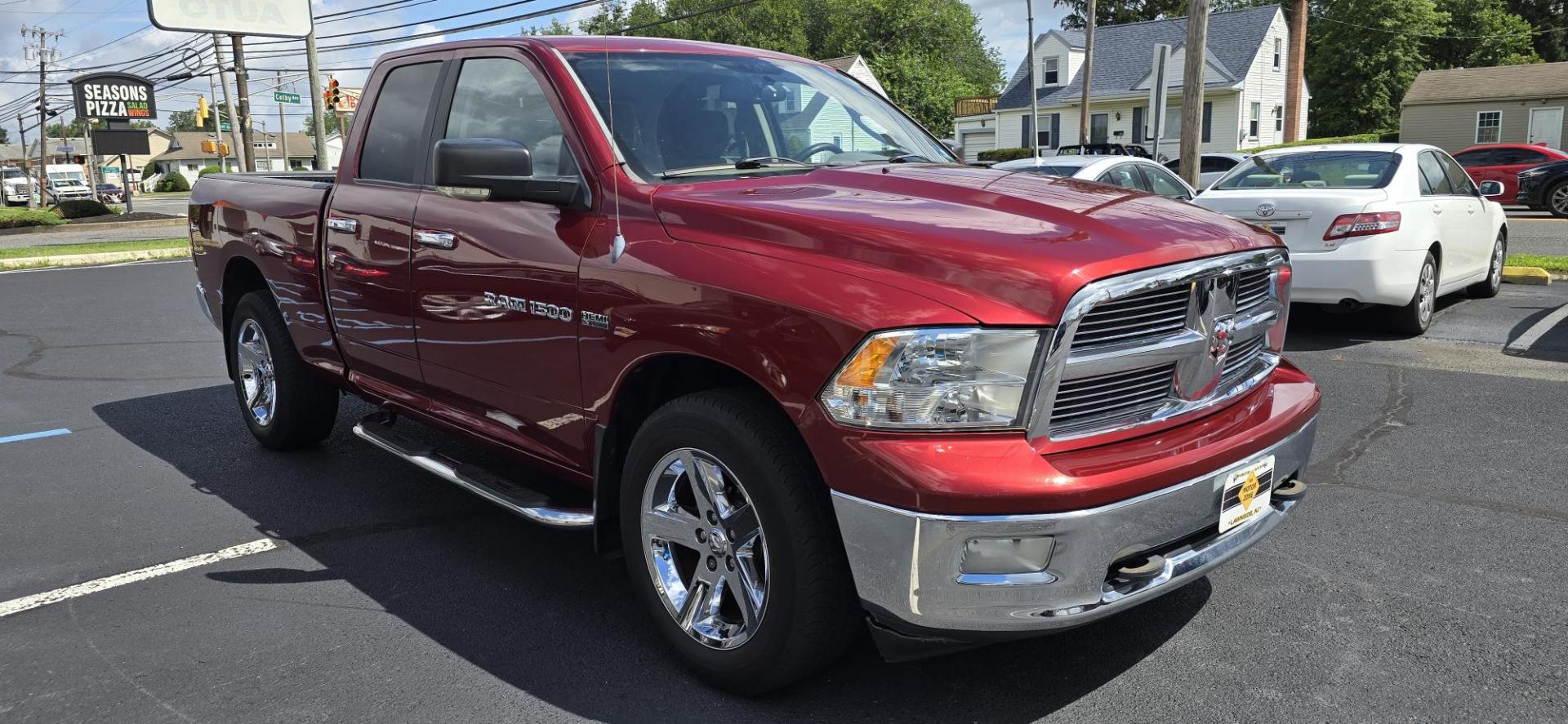 2011 Red /Black Dodge Ram 1500 Sport Quad Cab 4WD (1D7RV1GT8BS) with an 5.7L V8 OHV 16V engine, 5-Speed Automatic transmission, located at 1010 N White Horse Pike, Stratford, NJ, 08084, (856) 262-9500, 39.838921, -75.011497 - The 2011 Ram 1500 is a top pick in the full-size pickup truck segment thanks to its winning combination of strong performance, smooth ride and a classy cabin. Those of you wearing the baseball caps and nylon jackets with the Ram symbol on them won't get any argument from us; the 2011 Ram 1500 is tou - Photo#1