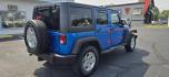 2016 Blue /Charcoal Jeep Wrangler Unlimited Sport 4WD (1C4BJWDG3GL) with an 3.6L V6 DOHC 24V FFV engine, 5-Speed Automatic transmission, located at 1010 N White Horse Pike, Stratford, NJ, 08084, (856) 262-9500, 39.838921, -75.011497 - Photo#3