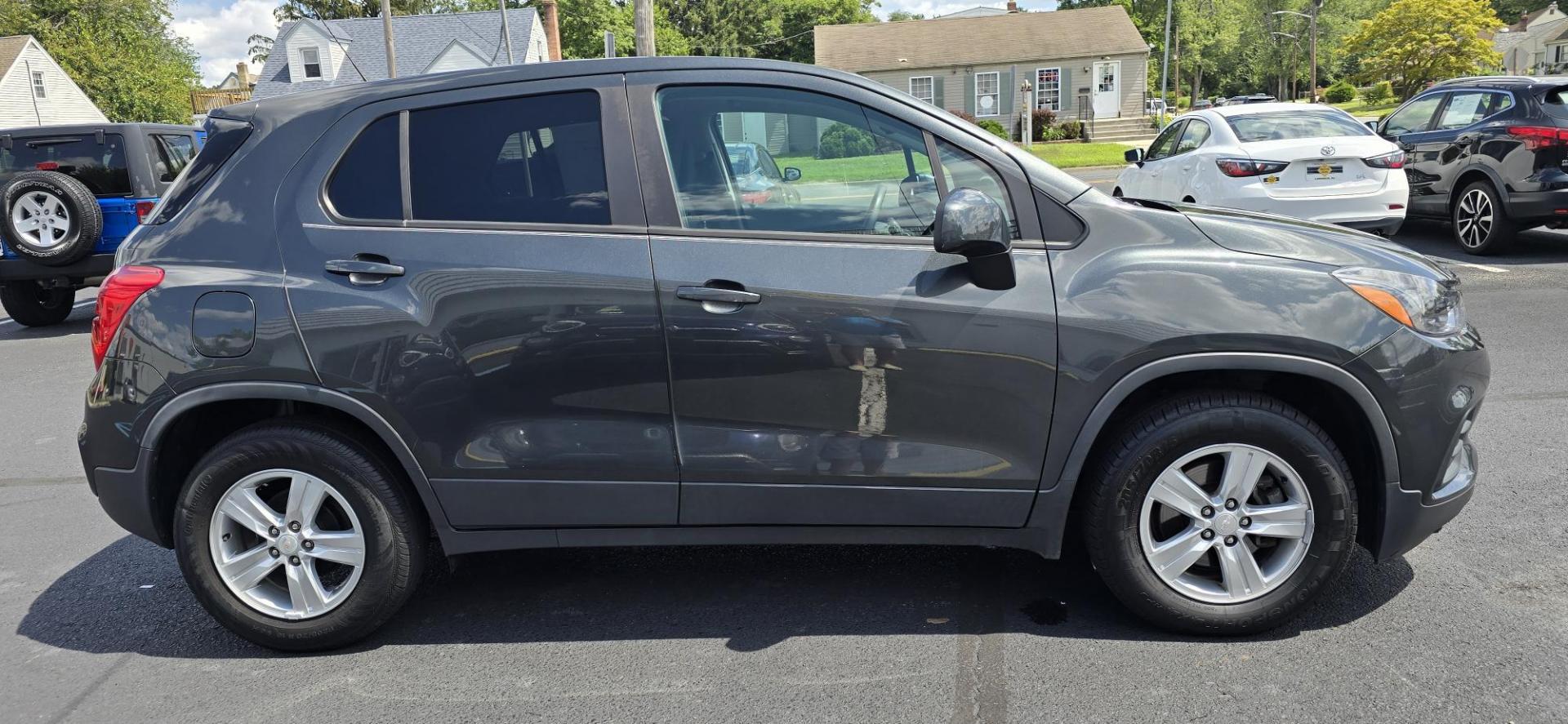 2020 Gray /Black Chevrolet Trax LS FWD (3GNCJKSB5LL) with an 1.4L L4 DOHC 16V engine, 6A transmission, located at 1010 N White Horse Pike, Stratford, NJ, 08084, (856) 262-9500, 39.838921, -75.011497 - Photo#2