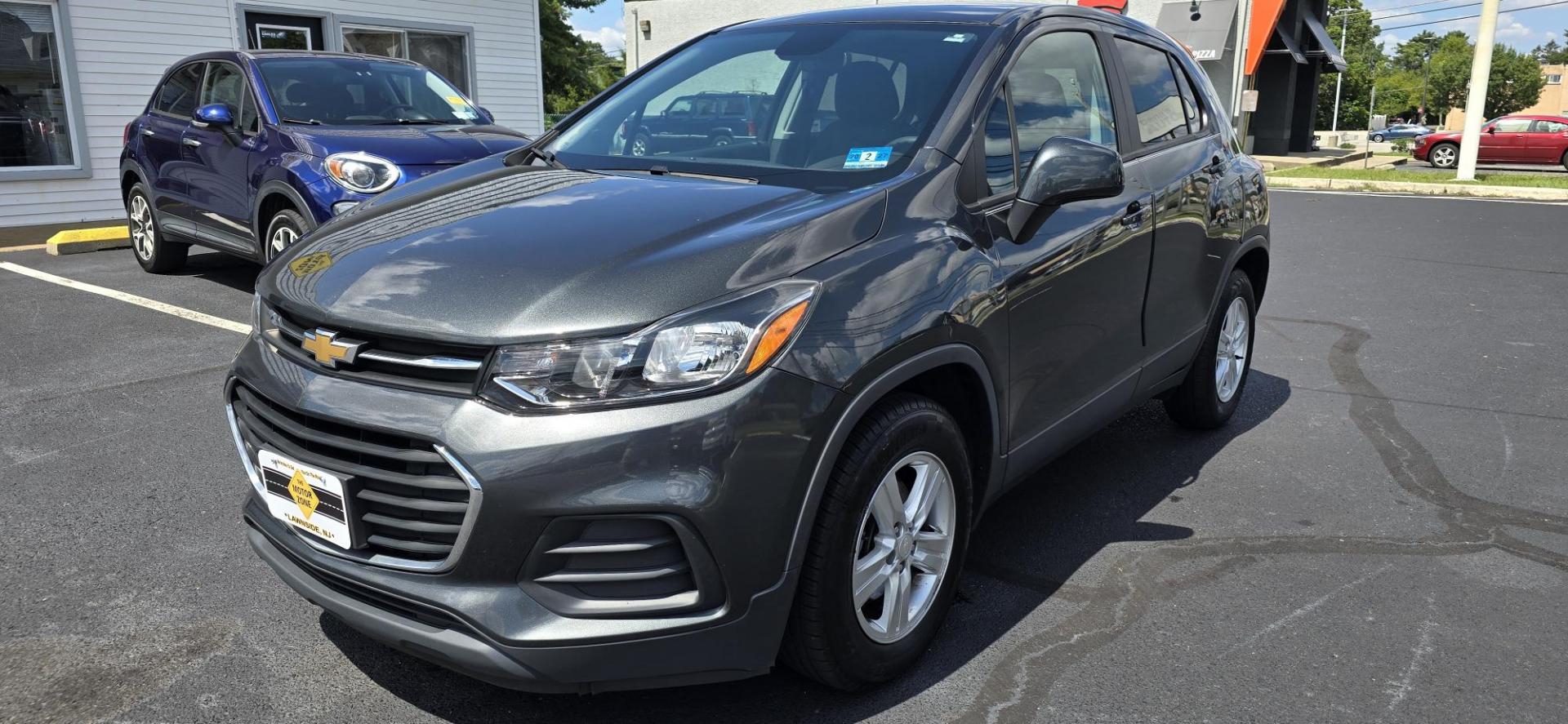 2020 Gray /Black Chevrolet Trax LS FWD (3GNCJKSB5LL) with an 1.4L L4 DOHC 16V engine, 6A transmission, located at 1010 N White Horse Pike, Stratford, NJ, 08084, (856) 262-9500, 39.838921, -75.011497 - Photo#0