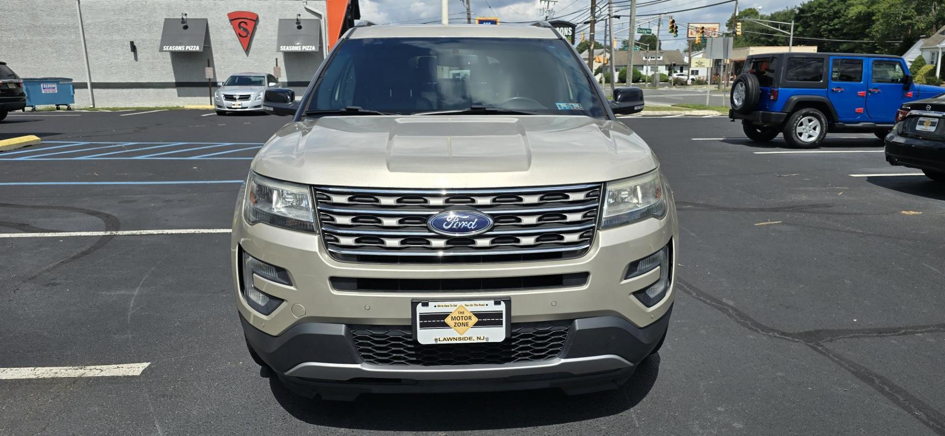 2017 GOLD /Black Ford Explorer XLT 4WD (1FM5K8DHXHG) with an 2.3L L4 DOHC 16V engine, 6A transmission, located at 1010 N White Horse Pike, Stratford, NJ, 08084, (856) 262-9500, 39.838921, -75.011497 - Photo#2