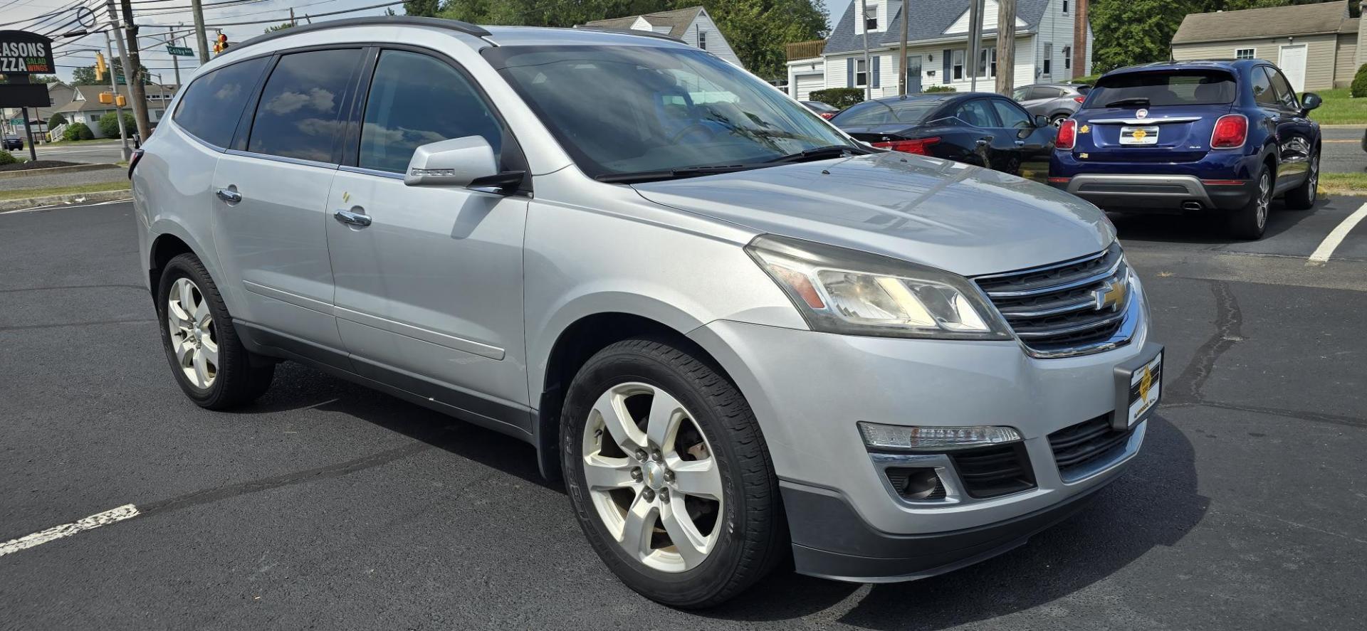 2017 Silver /Black Chevrolet Traverse 1LT AWD (1GNKVGKD5HJ) with an 3.6L V6 DOHC 24V engine, 6A transmission, located at 1010 N White Horse Pike, Stratford, NJ, 08084, (856) 262-9500, 39.838921, -75.011497 - Photo#1