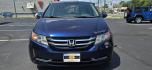 2015 Blue /Gray Honda Odyssey EX-L (5FNRL5H65FB) with an 3.5L V6 SOHC 24V engine, 6-Speed Automatic transmission, located at 1010 N White Horse Pike, Stratford, NJ, 08084, (856) 262-9500, 39.838921, -75.011497 - Photo#4