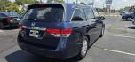 2015 Blue /Gray Honda Odyssey EX-L (5FNRL5H65FB) with an 3.5L V6 SOHC 24V engine, 6-Speed Automatic transmission, located at 1010 N White Horse Pike, Stratford, NJ, 08084, (856) 262-9500, 39.838921, -75.011497 - Photo#2