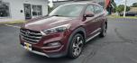 2017 Maroon /Tan Hyundai Tucson Eco AWD (KM8J3CA27HU) with an 1.6L L4 DOHC 16V engine, 7A transmission, located at 1010 N White Horse Pike, Stratford, NJ, 08084, (856) 262-9500, 39.838921, -75.011497 - Photo#0