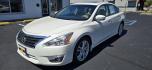 2015 Pearl White /Tan Leather Nissan Altima 3.5 SV (1N4BL3AP1FC) with an 3.5L V6 DOHC 24V engine, Continuously Variable Transmission transmission, located at 1010 N White Horse Pike, Stratford, NJ, 08084, (856) 262-9500, 39.838921, -75.011497 - Photo#0