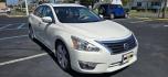 2015 Pearl White /Tan Leather Nissan Altima 3.5 SV (1N4BL3AP1FC) with an 3.5L V6 DOHC 24V engine, Continuously Variable Transmission transmission, located at 1010 N White Horse Pike, Stratford, NJ, 08084, (856) 262-9500, 39.838921, -75.011497 - Photo#1