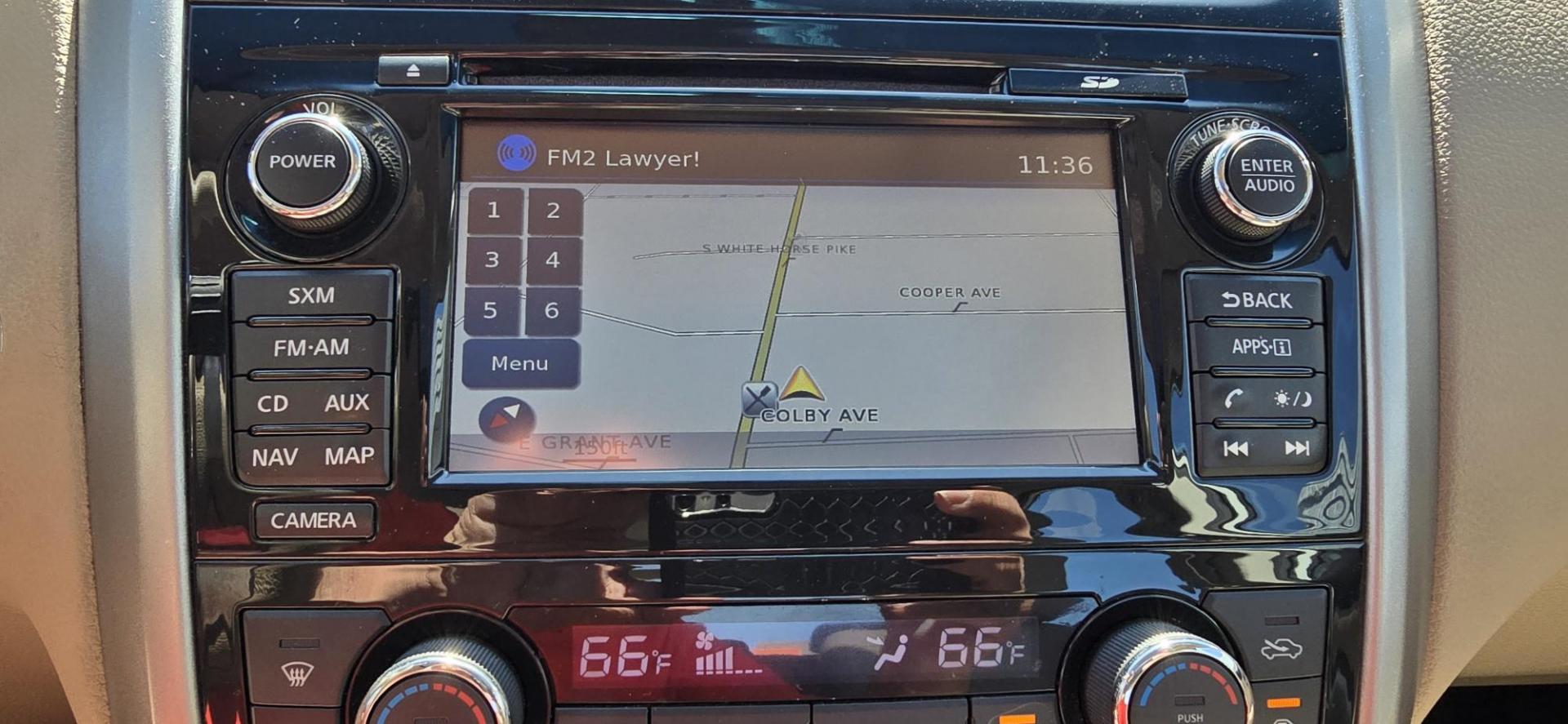 2015 Pearl White /Tan Leather Nissan Altima 3.5 SV (1N4BL3AP1FC) with an 3.5L V6 DOHC 24V engine, Continuously Variable Transmission transmission, located at 1010 N White Horse Pike, Stratford, NJ, 08084, (856) 262-9500, 39.838921, -75.011497 - Photo#14
