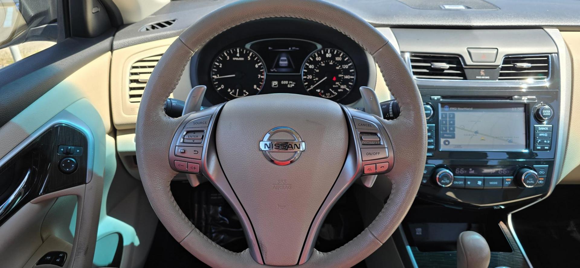 2015 Pearl White /Tan Leather Nissan Altima 3.5 SV (1N4BL3AP1FC) with an 3.5L V6 DOHC 24V engine, Continuously Variable Transmission transmission, located at 1010 N White Horse Pike, Stratford, NJ, 08084, (856) 262-9500, 39.838921, -75.011497 - Photo#12