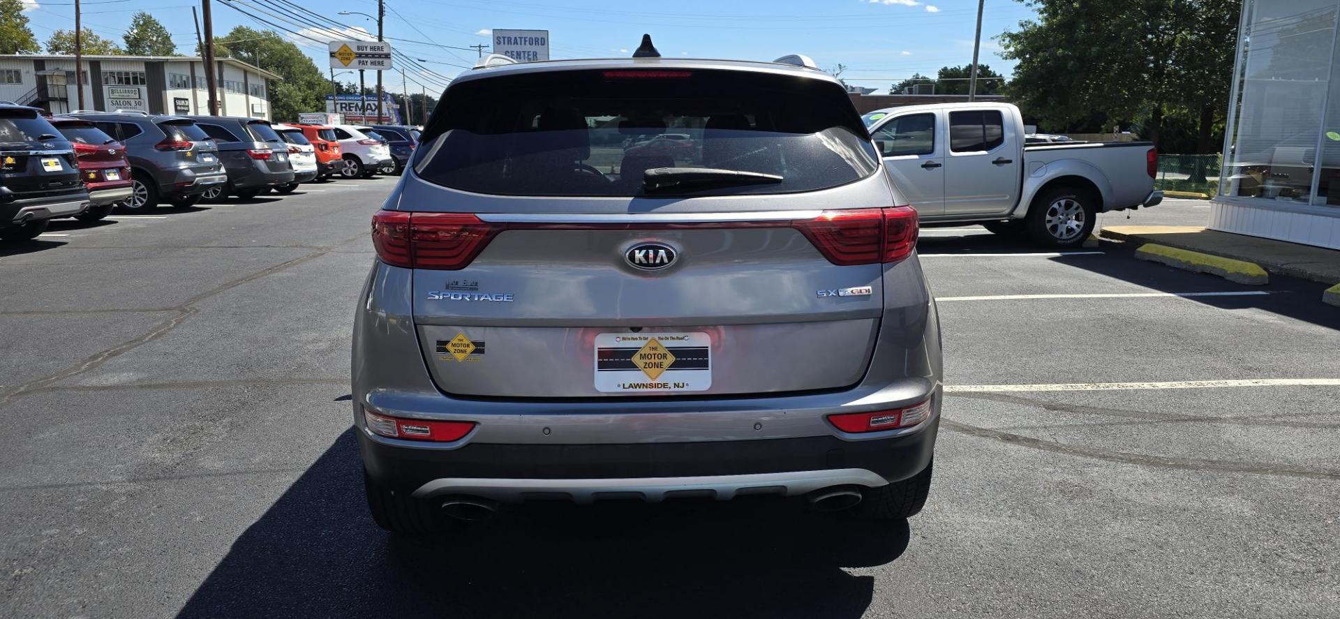 2017 Gray /Black Kia Sportage SX AWD (KNDPRCA62H7) with an 2.0L L4 DOHC 16V engine, 6A transmission, located at 1010 N White Horse Pike, Stratford, NJ, 08084, (856) 262-9500, 39.838921, -75.011497 - Photo#5