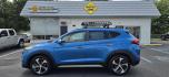 2018 Blue /Gray Hyundai Tucson Eco AWD (KM8J3CA29JU) with an 1.6L L4 DOHC 16V engine, 7A transmission, located at 1010 N White Horse Pike, Stratford, NJ, 08084, (856) 262-9500, 39.838921, -75.011497 - Photo#4