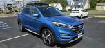 2018 Blue /Gray Hyundai Tucson Eco AWD (KM8J3CA29JU) with an 1.6L L4 DOHC 16V engine, 7A transmission, located at 1010 N White Horse Pike, Stratford, NJ, 08084, (856) 262-9500, 39.838921, -75.011497 - Photo#1