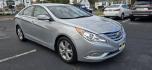 2011 Silver /Gray Hyundai Sonata Limited Auto (5NPEC4AC2BH) with an 2.4L L4 DOHC 16V engine, 5-Speed Automatic transmission, located at 1010 N White Horse Pike, Stratford, NJ, 08084, (856) 262-9500, 39.838921, -75.011497 - Photo#1
