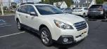 2013 White /Brown Leather Subaru Outback 2.5i Limited (4S4BRCSC3D3) with an 2.5L H4 DOHC 16V engine, AUTOMATIC CVT transmission, located at 1010 N White Horse Pike, Stratford, NJ, 08084, (856) 262-9500, 39.838921, -75.011497 - Photo#1