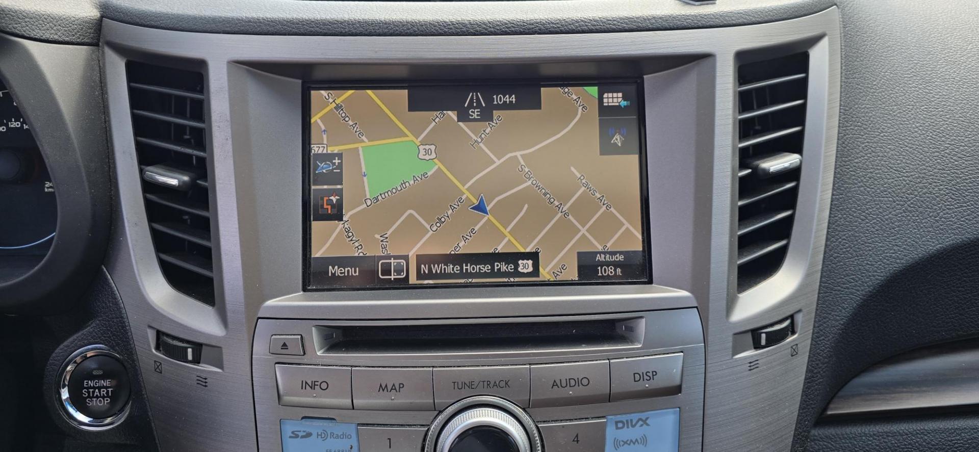 2013 White /Brown Leather Subaru Outback 2.5i Limited (4S4BRCSC3D3) with an 2.5L H4 DOHC 16V engine, AUTOMATIC CVT transmission, located at 1010 N White Horse Pike, Stratford, NJ, 08084, (856) 262-9500, 39.838921, -75.011497 - Photo#11