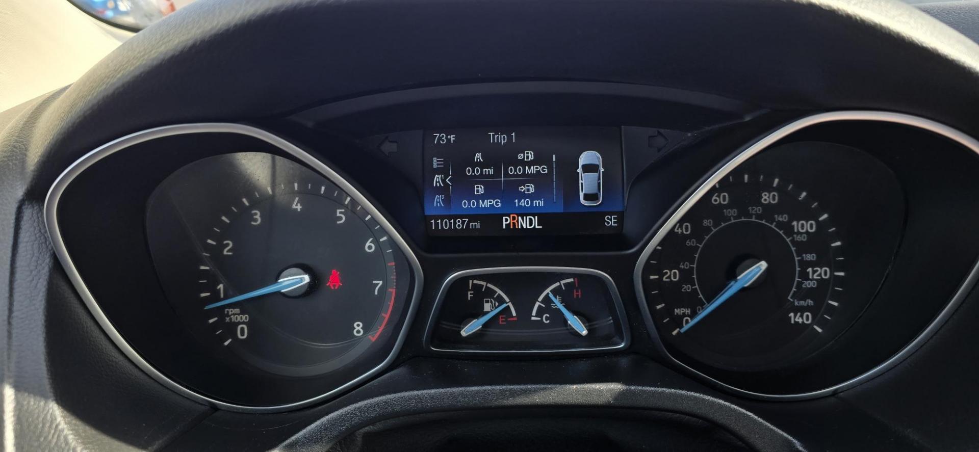 2015 Black /Black Ford Focus SE Sedan (1FADP3F25FL) with an 2.0L L4 DOHC 16V engine, AUTOMATIC transmission, located at 1010 N White Horse Pike, Stratford, NJ, 08084, (856) 262-9500, 39.838921, -75.011497 - Photo#13