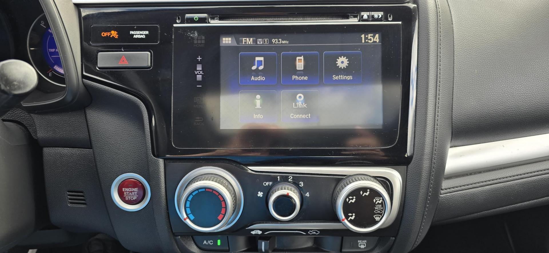 2016 White /BLACK Honda Fit EX CVT (JHMGK5H70GX) with an 1.5L L4 SOHC 16V engine, CVT transmission, located at 1010 N White Horse Pike, Stratford, NJ, 08084, (856) 262-9500, 39.838921, -75.011497 - Photo#11