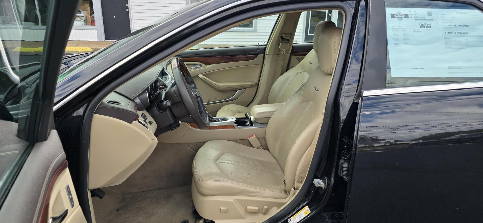 2012 Black /Tan Cadillac CTS Luxury AWD (1G6DG5E54C0) with an 3.0L V6 DOHC 24V FFV engine, 6-Speed Automatic transmission, located at 1010 N White Horse Pike, Stratford, NJ, 08084, (856) 262-9500, 39.838921, -75.011497 - Photo#8